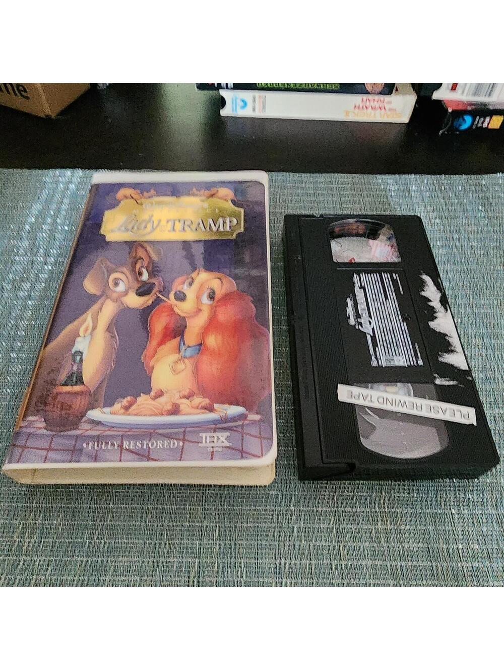Disney Lady and the Tramp VHS Fully Restored Walt Disney Masterpiece Collection